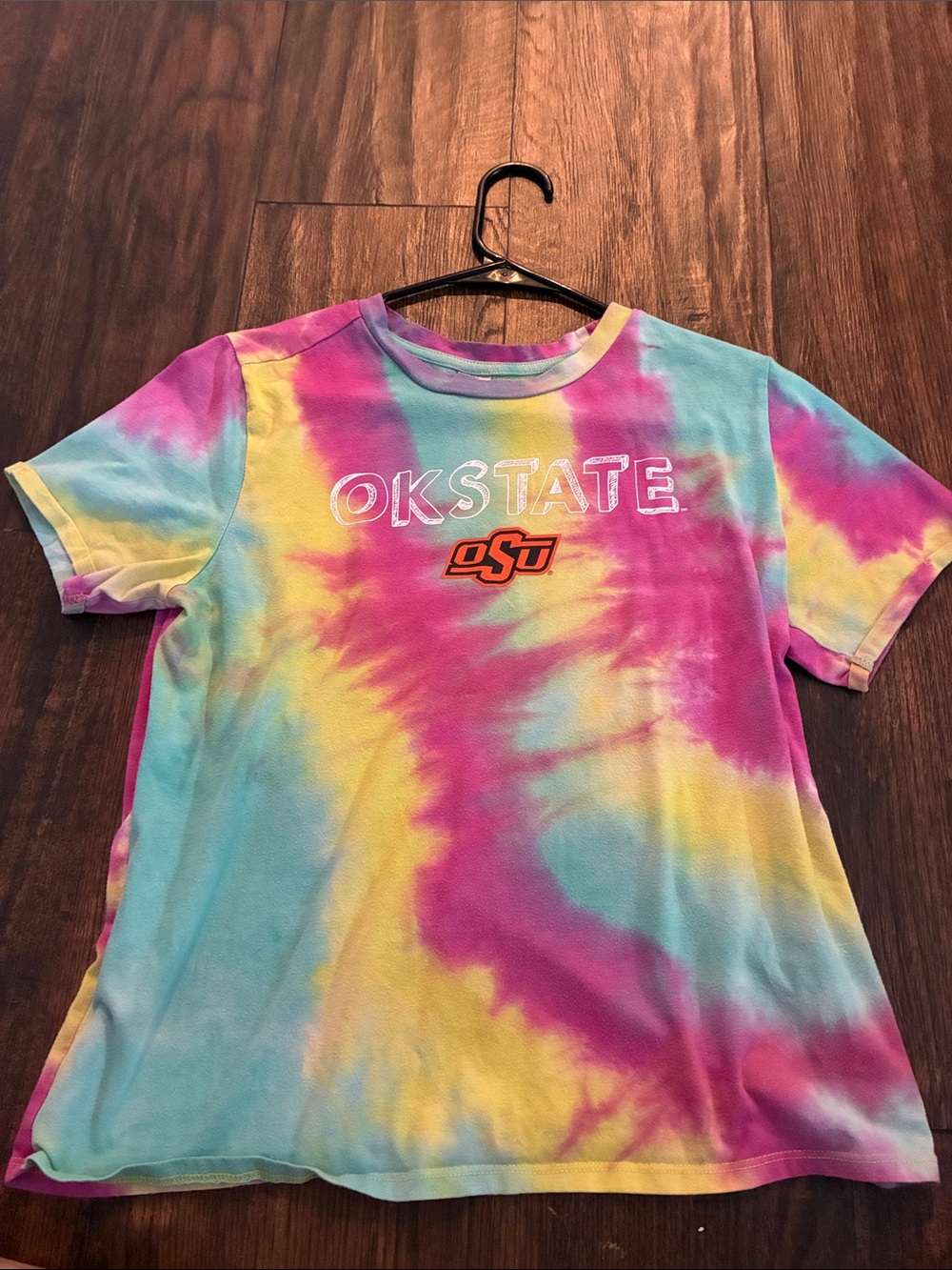 OKSTATE Kids Tie-Dye Short Sleeve Tee - Multi Pastel